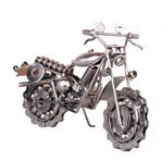 Misiny El Yapımı Büyük Boy Metal Motosiklet Maketi