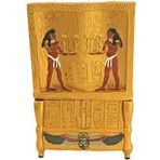 Mısır Heykelleri Box - Thron Jewelry Tut Golden - King Takı Kutusu Mısır Dekorlu Toscano Yeni