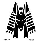 Mısır Tanrısı Yapışkanlı Stencil Süsleme Ve Boyama Kalıbı
