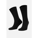 Mısırlı Erkek Lambswool (Koyun Yünü) Tekli Siyah Soket Çorap - M-63000-Si