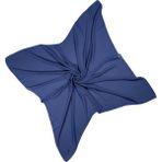 Mısırlı Eşarp Aerobin Jazz ( Caz ) Eşarp 110X110 cm - İndigo - 110 x 110 cm