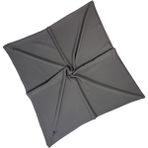 Mısırlı Eşarpları Medine Ipeği Büyük Boy Eşarp 140X140 cm - 140 x 140 cm - Gri