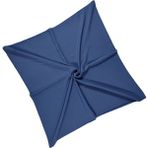 Mısırlı Eşarpları Medine Ipeği Büyük Boy Eşarp 140X140 cm - 140 x 140 cm - İndigo