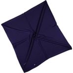 Mısırlı Eşarpları Medine Ipeği Büyük Boy Eşarp 140X140 cm - 140 x 140 cm - Lacivert