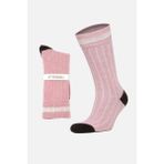 Mısırlı Kadın Alpaka Yünü Kışlık Çemberli Tekli Pembe Soket Çorap - M-3093-P - 39 - 42