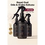 misk 3'lü Miskli & Oud Oda Kokusu | Koku Giderici 300 ml - Oda, Oto ve Ofis Spreyi Room Spray