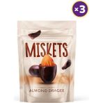 Miskets Bademli Sütlü Çikolata Kaplamalı Draje 70G X3 Adet - 100 gr
