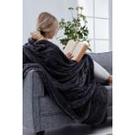 Mislina Deluxe Wellsoft Battaniye Siyah Çift Kişilik 200 x 220 cm - 200 x 220 cm