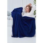 Mislina Home Deluxe Wellsoft Battaniye Lacivert Çift Kişilik 200x220 cm