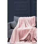 Mislina Home Deluxe Wellsoft Battaniye Pudra Çift Kişilik 200x220 cm