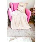 Mislina Home Tiny Wellsoft Bebek - Çocuk Battaniyesi Krem 100X100 Cm