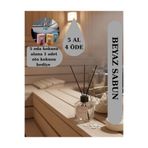 misra home collection 100ml Beyaz Sabun Kokusu Çubuklu Oda Kokusu Koku Dolap Kokusu Oda Parfümü Kokusu White Soap