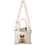 Miss Adola Çocuklar için sevimli Mini Tuval Tote Çanta - Küçük Çantalar Boyutu 8 '' × 6 '' Manyetik Toka Kadın Kız Bez Pamuk, Baowen, One Size
