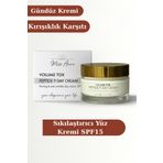 Miss Aura Gündüz Kremi | Kırışıklık Karşıtı & Sıkılaştırıcı Yüz Kremi SPF15 - 50 ml Volume Tox Peptide 9