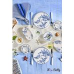 Miss Betty 22 Parça 6 Kişilik Blue Life Kahvaltı Takımı Porselen New