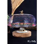 Miss Betty Emaye 30 Cm Ayaklı Kek Fanusu Paradise