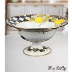 Miss Betty Emaye Ayaklı Meyvelik 30 Cm Linda Miss-9663-08
