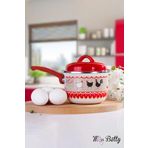 Miss Betty Rafadan Yumurta Ve Sos Tavası Desenli Emaye Fma55531
