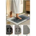 Miss Clean ( 1 Adet ) 40*60 Cm Kalın Banyo Paspası Kaymaz Tabanlı Süper Su Emici Özel Yapı