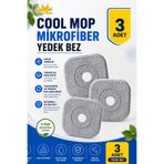 Miss Clean ( 3 ADET ) COOL MOP MİKROFİBER YEDEK BEZ