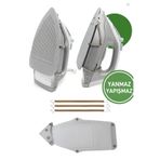 Miss Clean Teflon Silikon Yanmaz Ütü Taban Koruyucu Yapışmaz Isı Kalkanı (250°C Dayanıklı) Hassas Kumaşlar için
