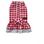 Mıss Daısy Petboutıque Kırmızı Pötikare Poplin Elbise - 2