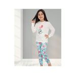 Miss Dünya Lissa Baskılı Uzun Kol Kız Çocuk Alt - Üst Pijama Takımı