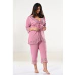 Miss Dünya Lissa Büyük Beden Kaprili Pijama Takımı