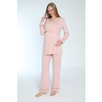 Miss Dünya Lissa Emzirmeye Uygun Uzun Kol Lohusa Ve Hamile Pijama Takımı