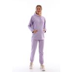 Miss Dünya Lissa Lila Hamile Ve Lohusa Kapüşonlu Sweatshirt Eşofman Takım