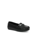 Miss F DW22005 2PR Siyah Kadın Loafer Ayakkabı