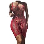 Miss Feliz Kadın Seksi Fantezi Vücut Çorabı Kırmızı