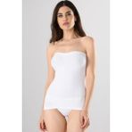 Miss Fit Kadın Dikişsiz Göğüsü Büzgülü Uzun Straplez Atlet Örme Seamless 11040 - L - XL - Ten