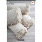 Miss Linda Home Collection %100 Pamuklu Buldan Işi Çekyat Örtüsü (180*250 Cm) - 180 x 250 cm - Natural