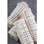 miss linda home collection %100 Pamuklu Buldan Işi Çok Renkli Çekyat Örtüsü 180*180 cm MSSLND90
