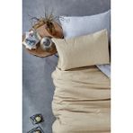 Miss Linda Home Collection Ntk8 Pamuklu Tek Kişilik Çift Taraflı Nevresim Takımı - 160 x 220 cm - Gri - Kahverengi