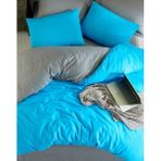 Miss Linda Home Collection Ntk8 Pamuklu Tek Kişilik Çift Taraflı Nevresim Takımı - 160 x 220 cm - Mavi