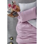Miss Linda Home Collection Ntk8 Pamuklu Tek Kişilik Çift Taraflı Nevresim Takımı - Açık Mürdüm - 160 x 220 cm