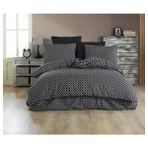 Miss Linda Home Collection Ntk8 Pamuklu Tek Kişilik Çift Taraflı Nevresim Takımı - Siyah - 160 x 220 cm