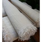 Miss Linda Home Collection Pamuklu Buldan Işi Çekyat Örtüsü (180*200 Cm) - 180 x 200 cm - Krem