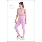 Miss Maral Kadın Lila Rengi Tayt Yüksek Bel Toparlayıcı Tam Boy Modern ve Dinamik Stil HB11021 - XL