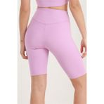 Miss Maral Kadın Lila Renk Yüksek Bel Toparlayıcı Kısa Spor Tayt Biker Şort Basics Casual & Comfort 1070 - 2XL