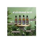 Miss Milena 4lü Esans Seti Vanilya + Sandal Ağacı + Okyanus + Aloe Vera 10ml. Mum Esansı, Sabun Esansı, Buhurdan