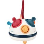 Miss Play Bebek ve Yürümeye Başlayan Çocuk Kabarcık Müzik El Yakalama Topu Bulmaca Aydınlanma Parmak Egzersiz Spin Bebek Yatıştırıcı Diş Çıkarma Emzik Oyuncak (Yurt Dışından) - Açık Mavi