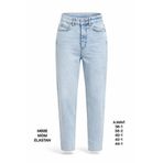 Miss Poem Kadın Açık Mavi Yüksek Bel Mom Fit Jean Pantolon