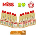 Miss Sıvı Arap Sabunu 1 L x 12 Adet Paraben ve SLS İçermeyen Etkili Temizlik Ürünü