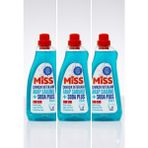 Miss Sıvı Çamaşır Deterjanı Arap Sabunu & Soda Plus 3'lü Paket (3x1.5 Lt) Etkili Temizlik Gücü
