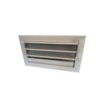 Miss Worble 30x15 cm Hareketli Panjurlu Beyaz Şömine Menfezi