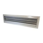 Miss Worble 60x15 cm Hareketli Panjurlu Beyaz Şömine Menfezi