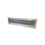 Miss Worble 70x15 cm Hareketli Panjurlu Beyaz Şömine Menfezi